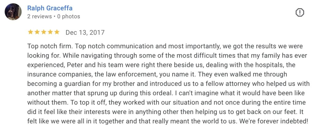 Ralph graceffa Testimonial